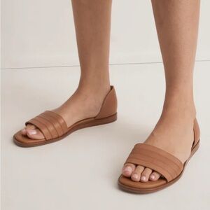 Madewell The Nelda Sandal NEW  BROWN LEATHER 8.5